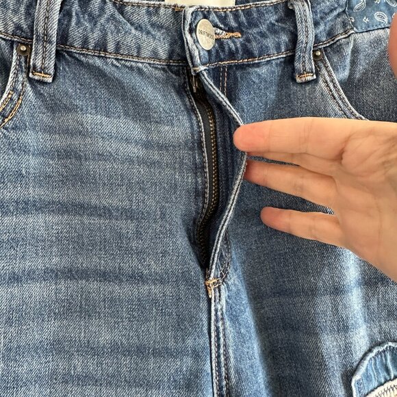 DRIFTWOOD Abbey Boyfriend Patchwork Jeans, 30 - Picture 5 of 10